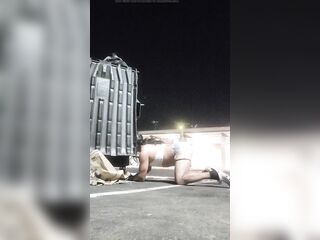 Crossdress Sissy doxy public