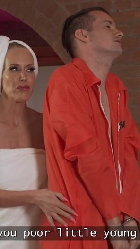 Unforgettable moment from &quot;MATURE4K. MILF neighbour was so horny so she fucked a Thief and sucked his cock&quot;