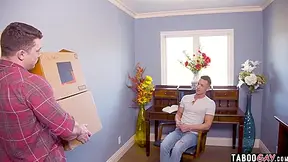 Stud Caught By Gay Stepbrother Playing With His Sex Toy