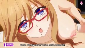 Hentai Anime In Busty Glasses Babe Gets Her Doggystyle Position With Her Lover Anime Hentai 1080p