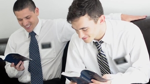 Missionary Boys: Scripture Study Turns into Sweaty Tussle
