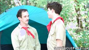 ”Grey Gold trusts his master Greg McKeon fucking skills at the camp”