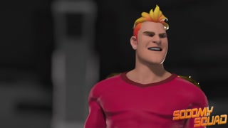 Sodomy Squad - Gay Superhero Battle Fucks Evil Stepbrother To Save Fucktropolis