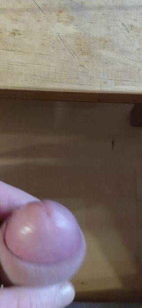 Stroking the penis