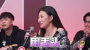 Asian babe teases in study room before getting banged