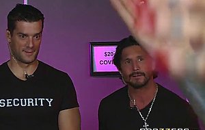 Britney shannon seduces the bouncers to let her inside the club
