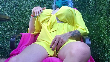 Rikki Ocean's Oiled Cock and Balls Make Thick Gooey Cream