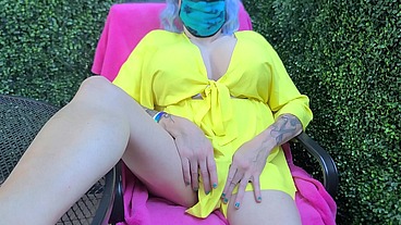 Rikki Ocean's Oiled Cock and Balls Make Thick Gooey Cream