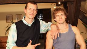 Caleb Moreton & John Mayer Flex Muscles Before Raw Bareback Fuck