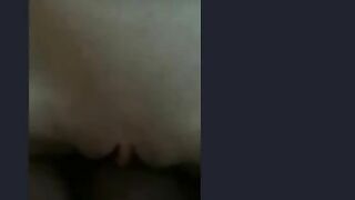 Daddy Pounds Tight Cum Filled Vagina. CAN BARELY GOTTEN 2 FINGER FUCK INTO