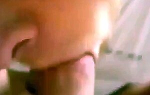 Blowing and stroking his friend and he cums in  mouth