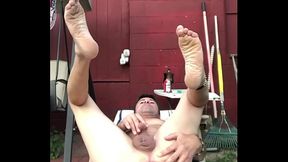 PISSING ON MY BUTTHOLE