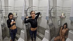 cum piss shower
