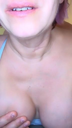 POV Porn E03: Big Tits MILF in Yoga Shorts Fucked Against Wall