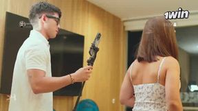 Hot teenager lady Danner Mendez and eighteen year old latina Iriannis Rodriguez are filmed having hardcore harsh fucky-fucky in doggy style, deep throat and spunk shot - a must-see 18-25 HD