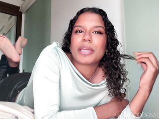 Ruined orgasm for My feet JOI - Dominant-bitch-doxy Luna Law gives you jerk off instructions