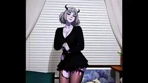 AI Succubus Enchants with Seductive Solo Dance Striptease Fantasy