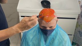 Smoth Orange Bald head showcase
