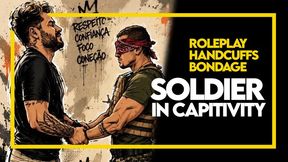 Soldier in Captivity (1080p) Gay Bondage - Gay Domination - Handcuffs - Tape Bondage - Ropes - BDSM