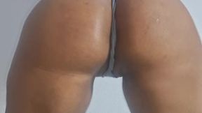 Big Ass Brunette in Dress Gets Her Culo Abierto Plowed