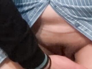 Sexy Sexy MILF Gets Fingered Hard in Subway – Juicy Pussy and Clit