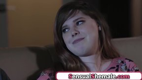 Curvy trans chelsea poe gets anal hammered