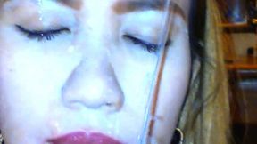 HUGE facial for hot Air hostess