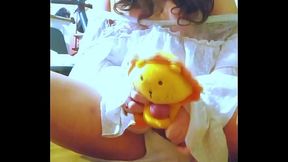 Meu ursinho me deu uma m&atilde_ozinha