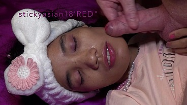 StickyAsian18 Cici says "Sorry Sir I Take Money! Me suck what?" Sticky Face Girl!