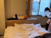おもちゃと手マンでびちゃびちゃになった彼女とマジックミラーで大興奮立ちバック 日本人 バック 清楚系 地雷系 むちむち マジックミラー ぶっかけ  素人 カップル 下ピ 大学生