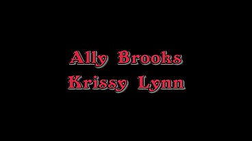 Krissy Lynn and Ally Brooks Lesbian Ass Eating