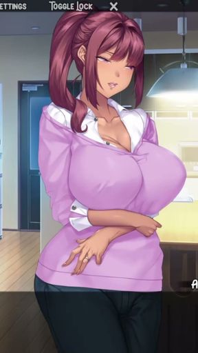 Visual Novel Okusama wa moto Yariman We discover that one of our neighbors is a perverted sub english part 2   Clip 2
