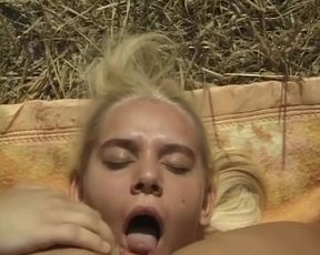 In Spain Under Hot Sun, Lesbians, Spectators, by the Pool