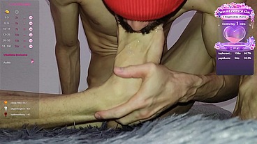 COMPLETE CUM ON FEET SHOW