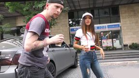 ”Tiny Thai teen picked up at a coffee place & taken for a ride”