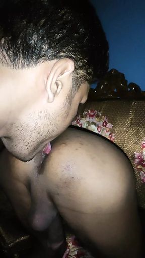 Blowjob ass licking indian gay