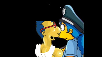 Milhouse le da su despedida a marge