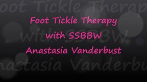 Foot Tickle Therapy with SSBBW Anastasia Vanderbust - wmv