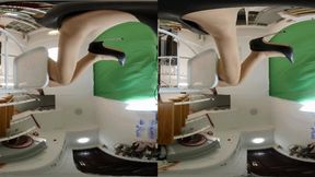 The 3DVR180 MIXUE pov stockings and high heels were trampled to pieces