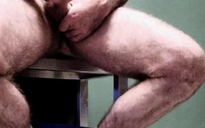 Daddy Jerks off in Locker Room