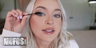 Teasing blonde lady Alexis Kay is wondering if the guy's dick is up to the task