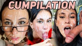 Top Blowjob Highlights Including Facial Shots and Mouth Full of Cum