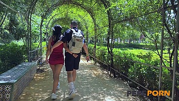 Sex tour, fucking while doing sex tourism in Seville. Latina Alice Biancci, lots of public sex with PepePorn