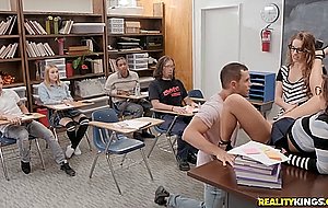 Sex-ed Teacher Adriana Chechik is fucking fountain!