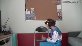 Crossdress cosplay Haruhi pleasure chairp