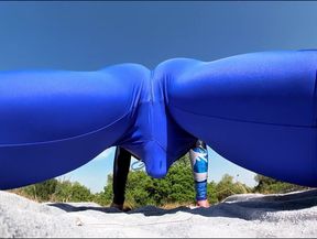 I Cum Without Taking off My Spandex After Getting Horny Working Out in Leggings