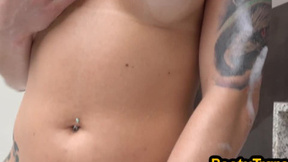 ”Bigbooty Brazilian TBabe bareback fucked in big butthole”
