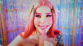 Pet me, Daddy! Ahegao Pov Blowjob