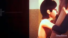 Sarada Tempts Naruto with Hot Blowjob Fantasies in Steamy Cosplay Encounter