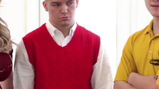 Jealous Stepmom EXPLODES When She Catches Stepsister Screwin HER OWN Stepsons!